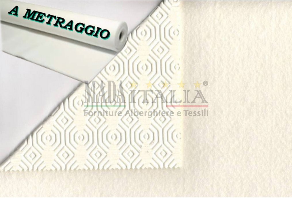 MOLLETTONE BULLONATO BIANCO RETRO TNT A METRAGGIO - immagine 3