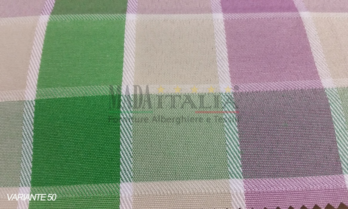 Vendita tovaglia antimacchia verde viola 50