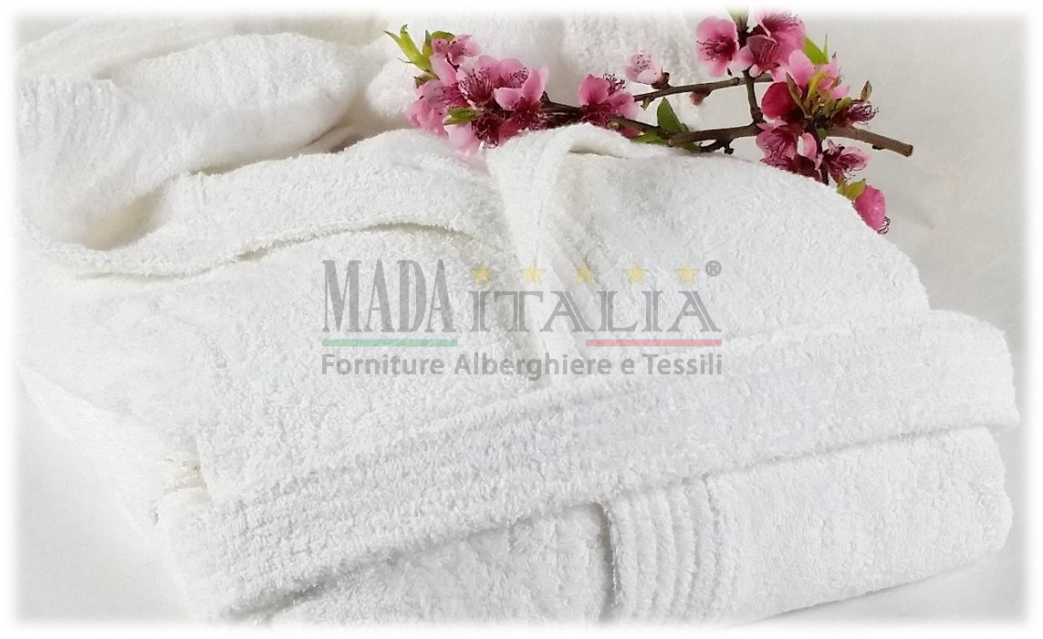 ACCAPPATOIO SPUGNA BIANCO CAPPUCCIO O SCIALLATO 380 gr/mq "ADRIATICO" - immagine 6