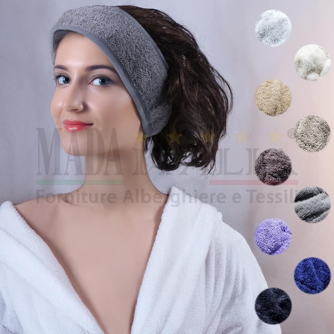Vendita Fascia Capelli Apertura Strappo Spugna Cotone Ciniglia