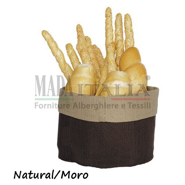 CESTINI PORTAPANE IN STOFFA "RUSTICO" - immagine 2