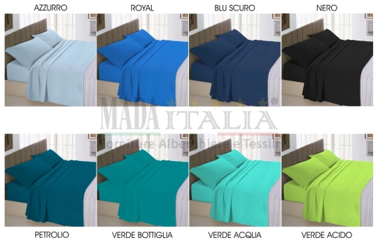 LENZUOLA SOPRA SINGOLE "COLOR" SFUSO - immagine 4