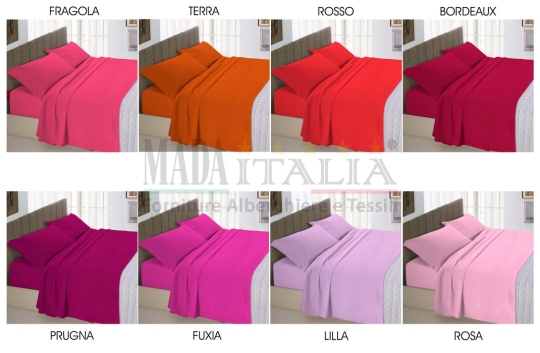 LENZUOLA SOPRA SINGOLE "COLOR" SFUSO - immagine 2