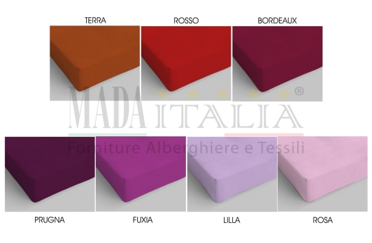 LENZUOLA SOTTO CON ANGOLI MATRIMONIALE "COLOR" SFUSO - immagine 3