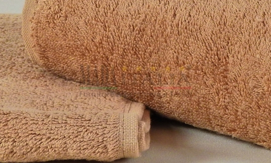 Vendita Asciugamano spugna ospite cammello dettaglio014