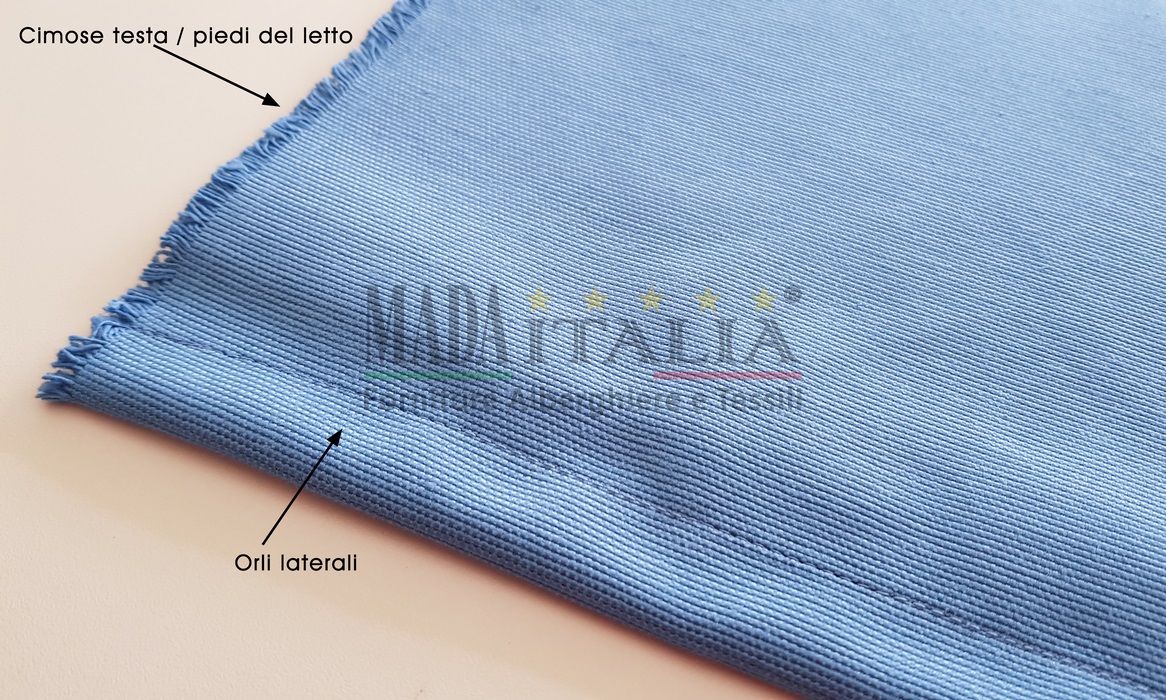 Vendita Copriletto Cotone Ester Confezione Orli Cimose Vendita Copriletto Cotone Ester Confezione Orli Cimose