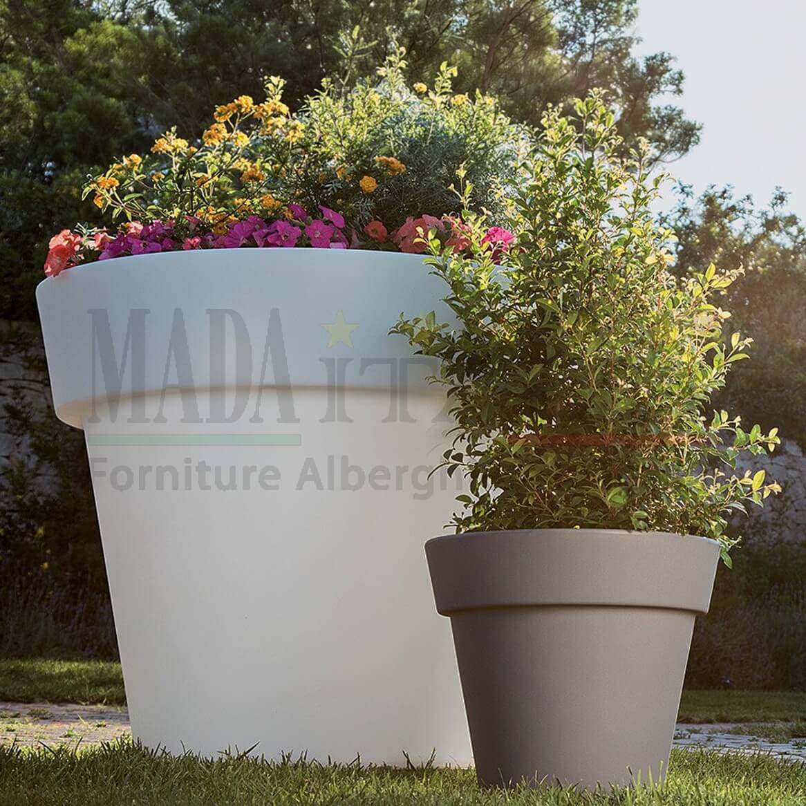 Vendita Vaso Doppio Bordo Plastica Arredo Interno Esterno Copertina