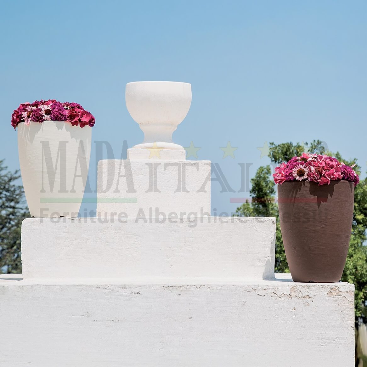Vendita Vaso Garden Tondo Plastica Arredo Interno Esterno Copertina
