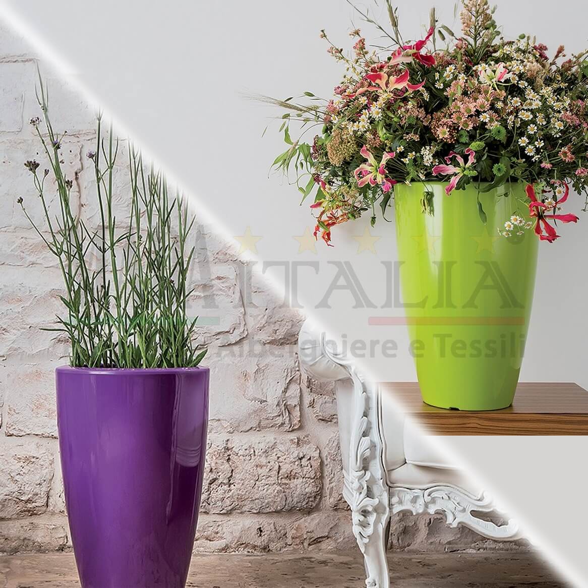 Vendita Vaso Life Tondo Plastica Arredo Interno Esterno Copertina