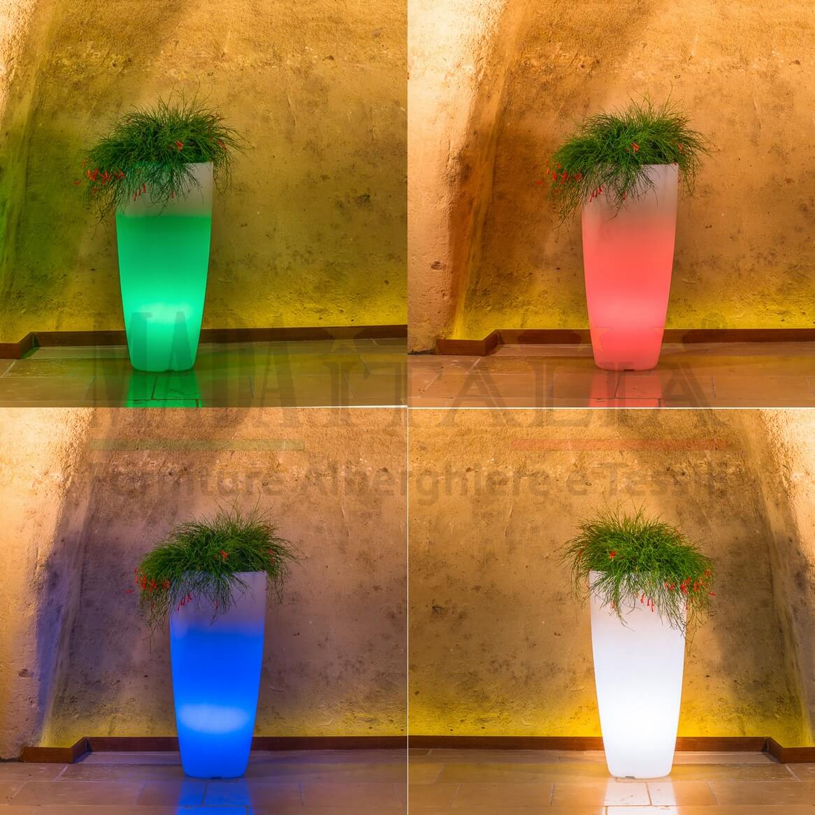Vendita Vaso Luminoso Style Tondo Arredamento Colori Led Vendita Vaso Luminoso Style Tondo Arredamento Colori Led
