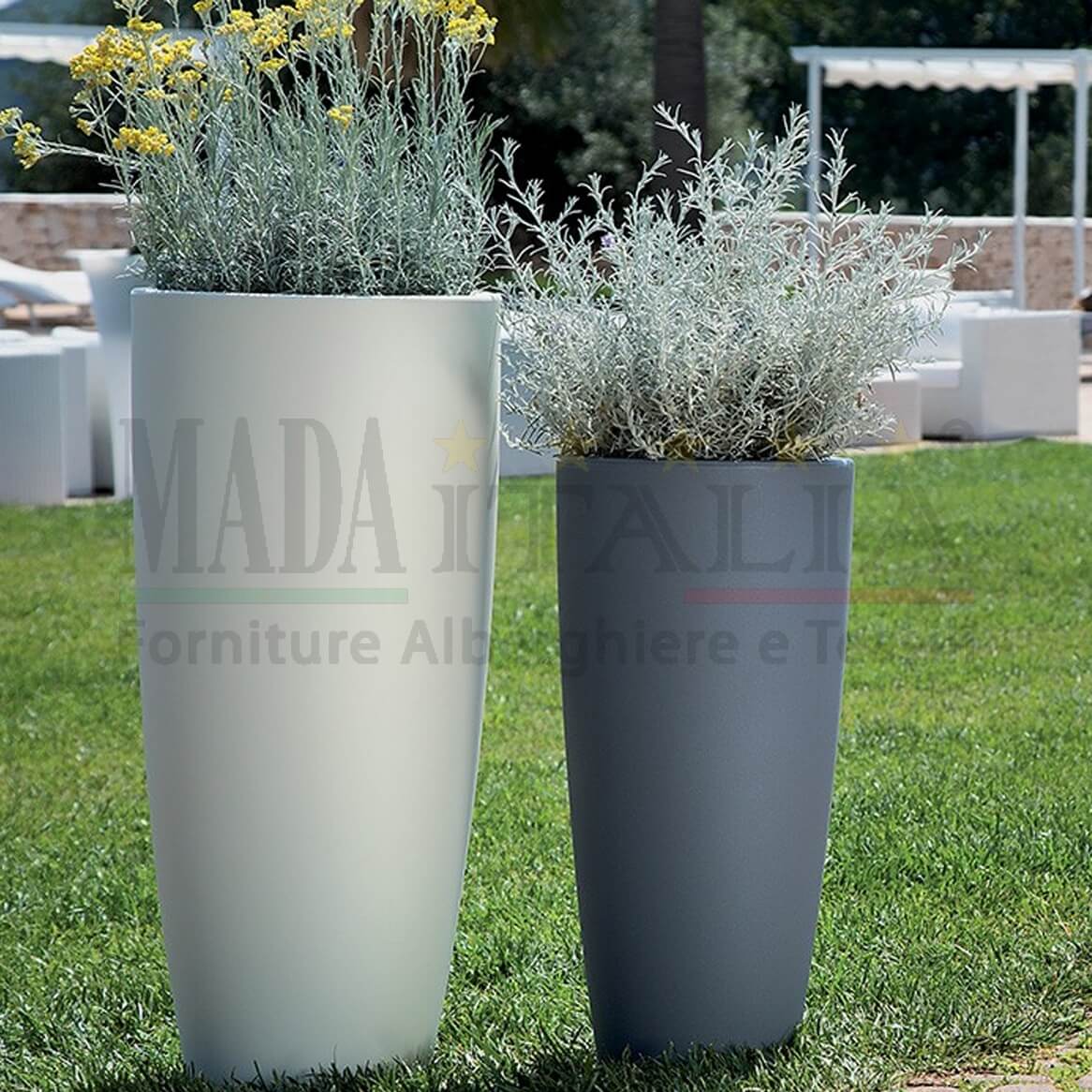 Vendita Vaso Style Tondo Plastica Arredo Interno Esterno Copertina