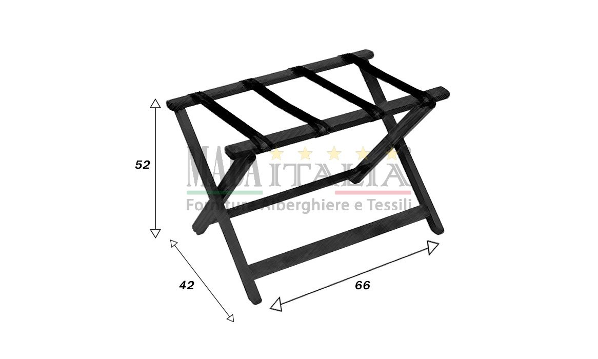 Vendita reggivaligia cinghie misure