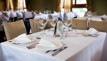 Vendita Tovaglia Ristorante Puro Cotone Bianco