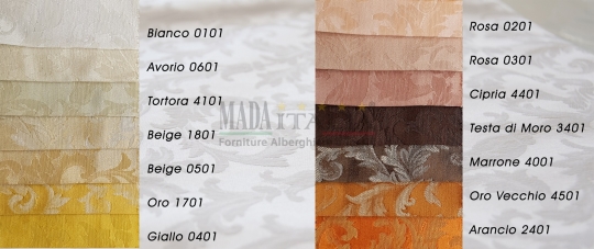 Vendita Tovaglia Jacquard Ristorante Dafne Colori 1