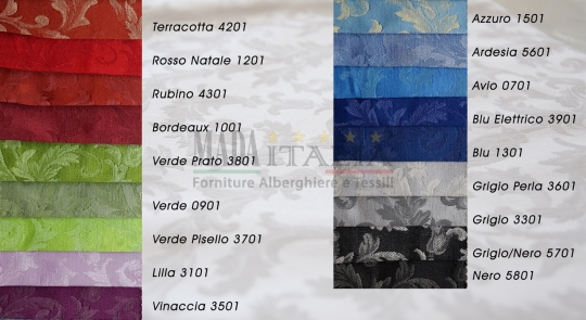 Vendita Tovaglia Jacquard Ristorante Dafne Colori 2