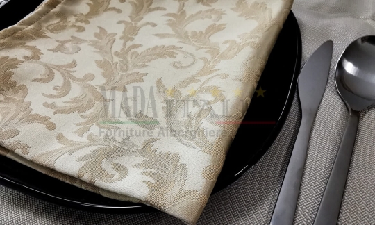 Vendita Tovaglioli Jacquard Ristorante Cotone Poliestere Dafne