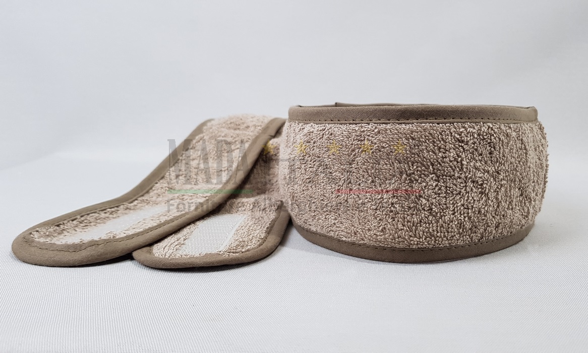 Vendita Fascia Capelli Spugna Tortora Velcro Vendita Fascia Capelli Spugna Tortora Velcro
