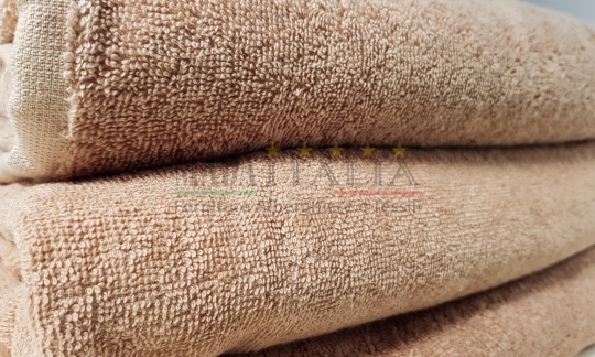 Vendita Asciugamano Telo Maxi Spugna 100x200cm Cammello 450 grammi