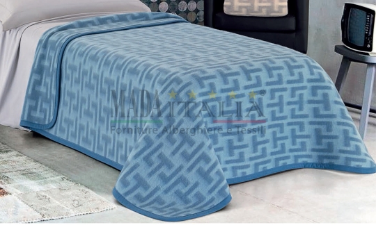 Vendita Coperta Hotel Jacquard Letto Misto Lana Tucson
