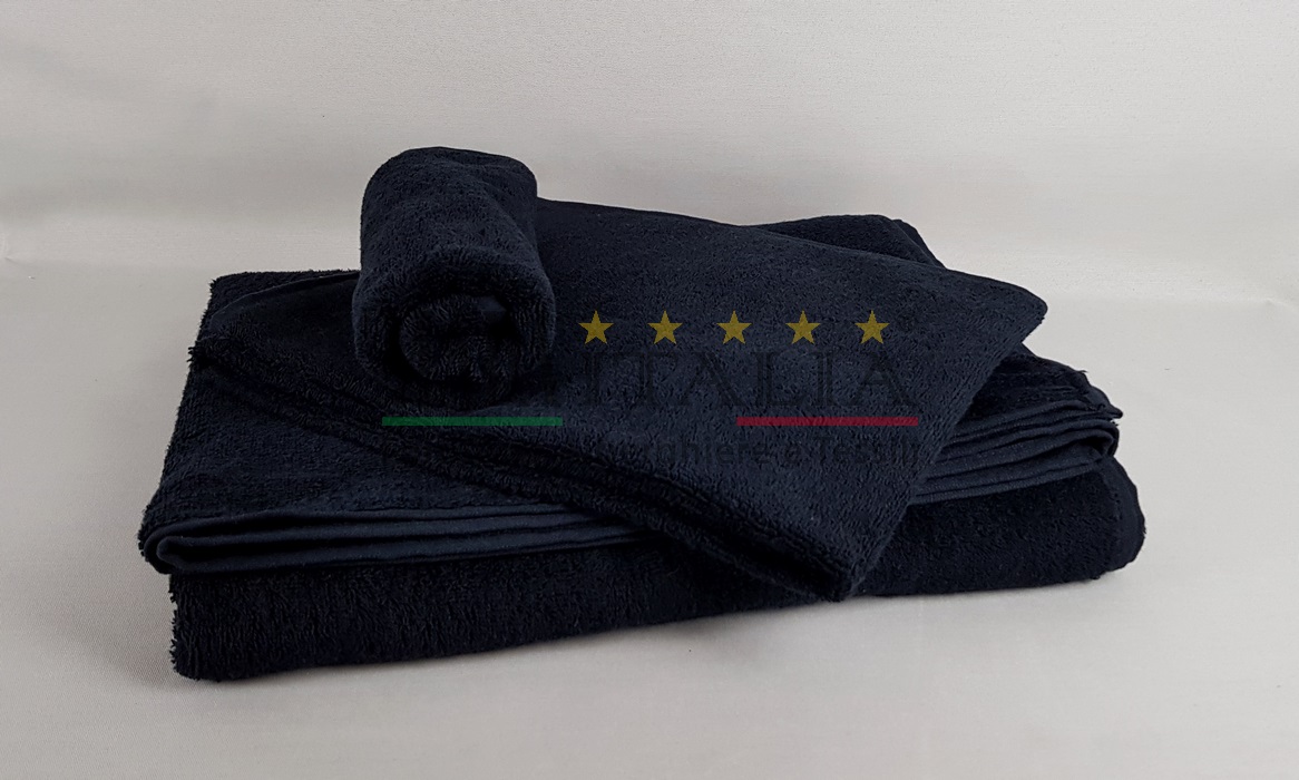 Vendita Set Asciugamani Spugna Nero 450 grammi Centri Benessere Vendita Set Asciugamani Spugna Nero 450 grammi Centri Benessere