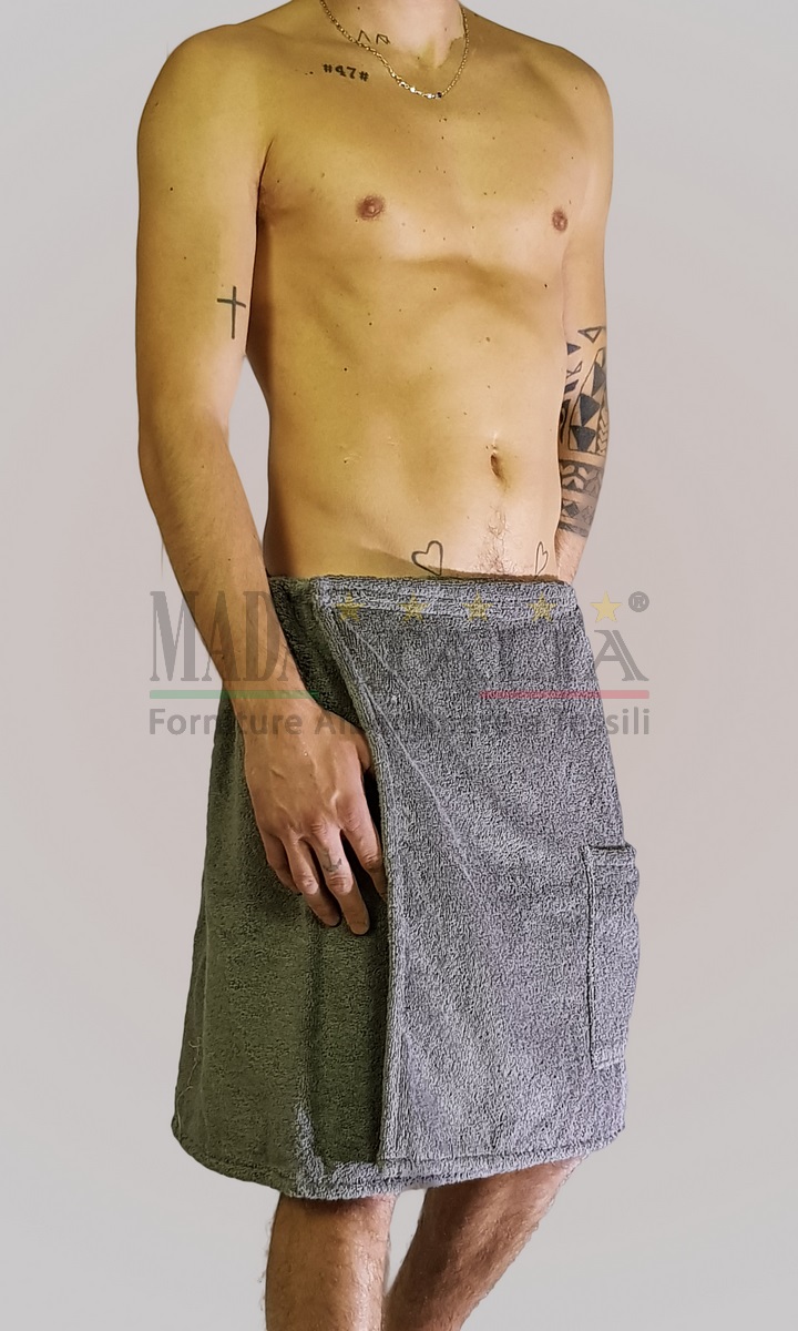 Vendita Pareo Spugna Uomo Sauna SPA Vendita Pareo Spugna Uomo Sauna SPA