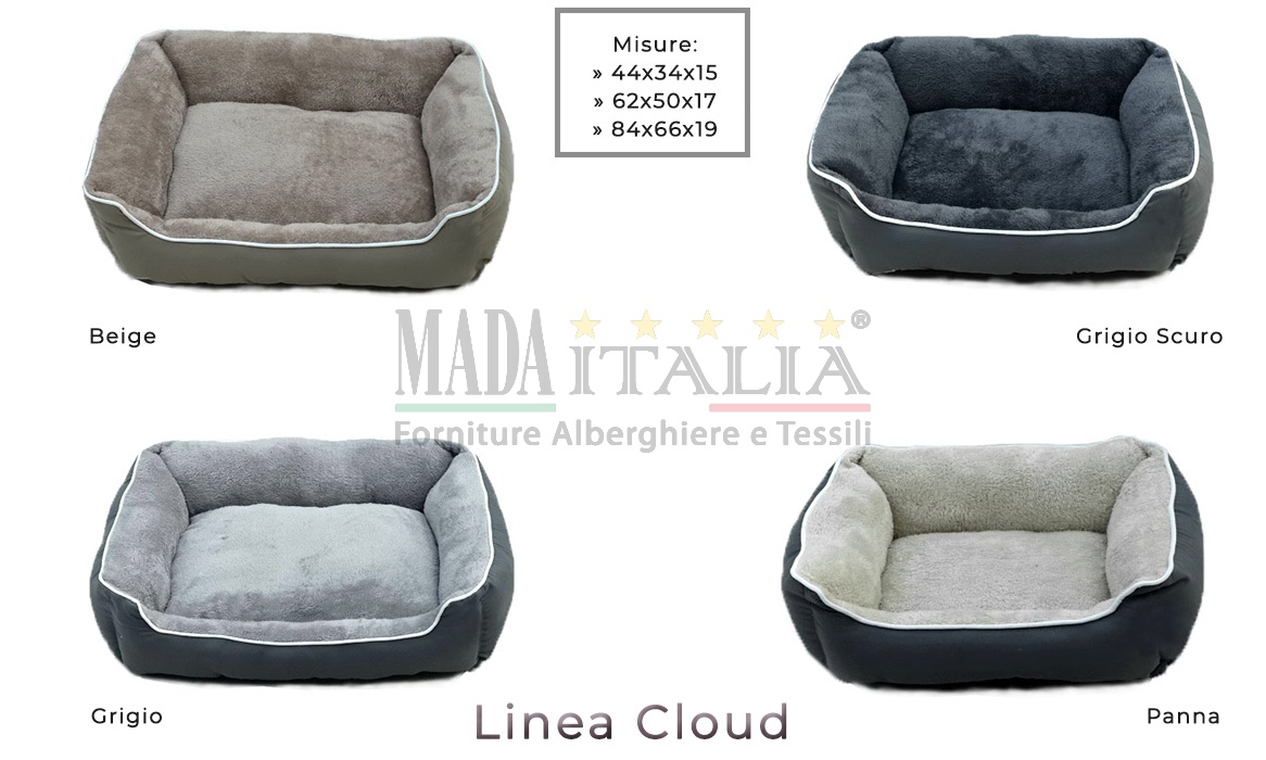 Vendita Cuccia Imbottita Cane Gatto Cloud Colori Misure Vendita Cuccia Imbottita Cane Gatto Cloud Colori Misure