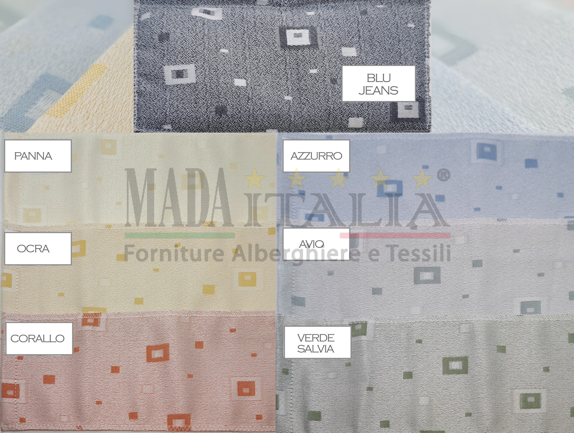 Vendita Copriletto Ignifugo Geometrico Jacquard No Fire Colori Vendita Copriletto Ignifugo Geometrico Jacquard No Fire Colori