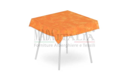 Vendita Tovaglia Coprimacchia Monouso Airspun 120x120 Colore Arancio