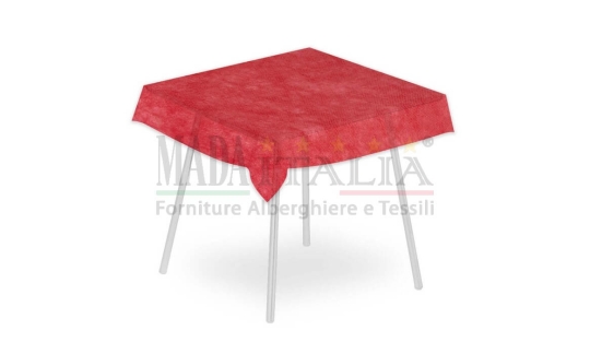 Vendita Tovaglia Coprimacchia Monouso Airspun 120x120 Colore Rosso