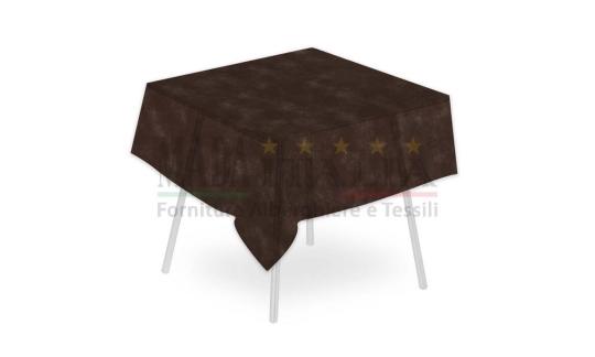 Vendita Tovaglia Monouso Airspun 160x160 Colore Marrone