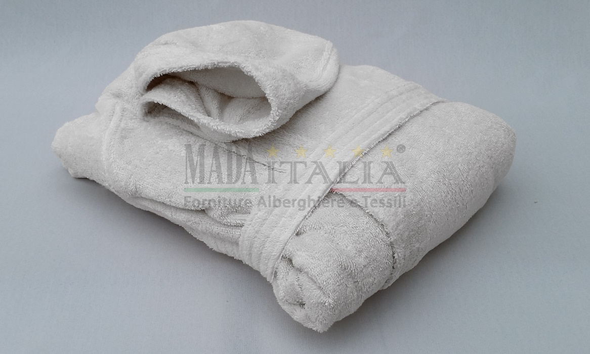 Vendita Accappatoio Spugna Bianco Cappuccio Vendita Accappatoio Spugna Bianco Cappuccio