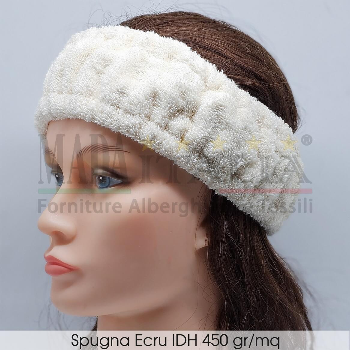 Vendita Fascia Capelli Elastica Spugna Ecru Vendita Fascia Capelli Elastica Spugna Ecru