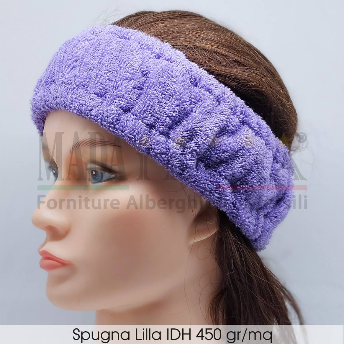 Vendita Fascia Capelli Elastica Spugna Lilla Vendita Fascia Capelli Elastica Spugna Lilla