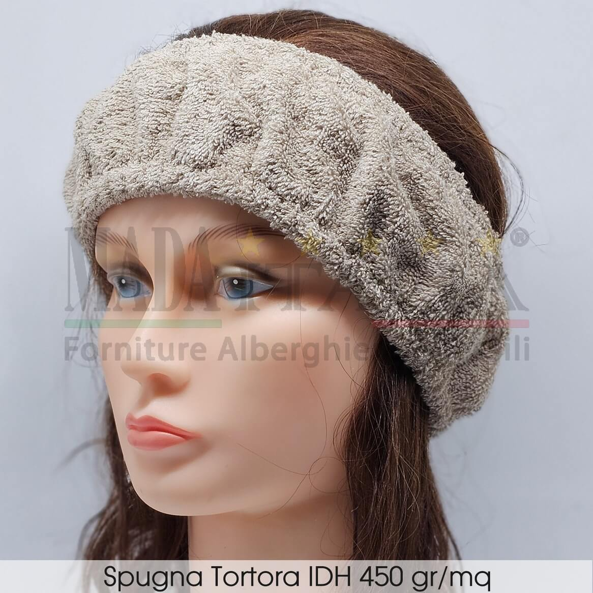 Vendita Fascia Capelli Elastica Spugna Tortora Vendita Fascia Capelli Elastica Spugna Tortora
