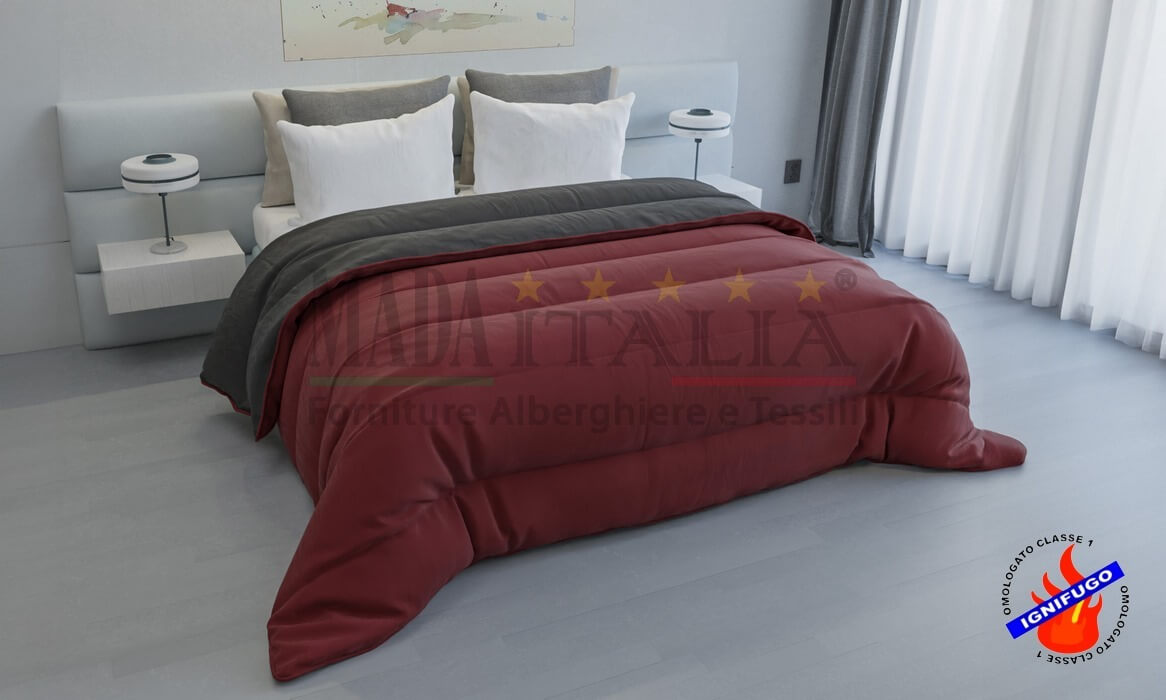 Vendita Trapunta Ignifuga Invernale Omologata Classe 1 Bordeaux_Fumo Vendita Trapunta Ignifuga Invernale Omologata Classe 1 Bordeaux_Fumo