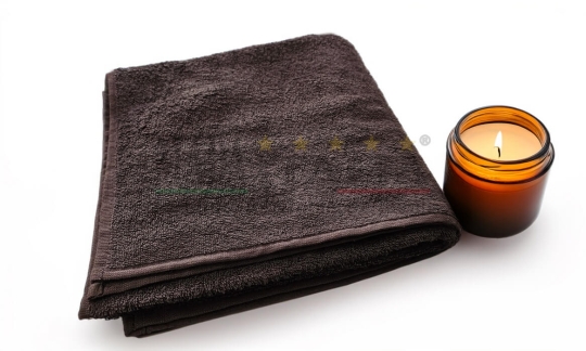 ASCIUGAMANO VISO SPUGNA BAGNO "TESTA DI MORO" 450 gr/mq 50x100cm. - immagine 5