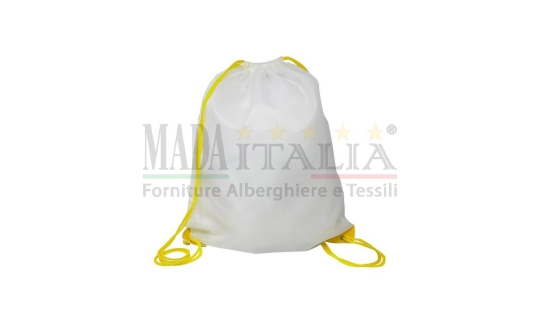 Vendita Sacca Palestra Poliestere GSBS950-WHYE white-yellow
