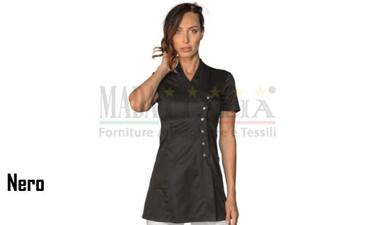 Vendita Casacca Estetista Limoges Manica Corta Nero