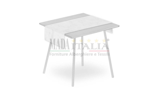 Vendita Runner Monouso Spunbond Basic Striscia Tavolo Bianco