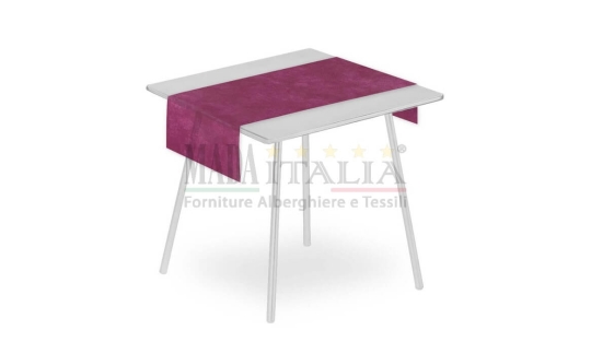 Vendita Runner Monouso Spunbond Basic Striscia Tavolo Bordeaux