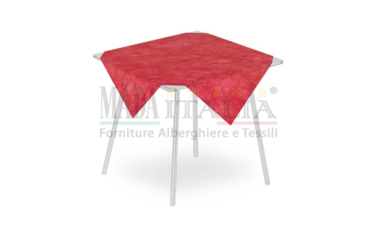 Vendita Tovaglia Coprimacchia Monouso Airspun Colore Rosso