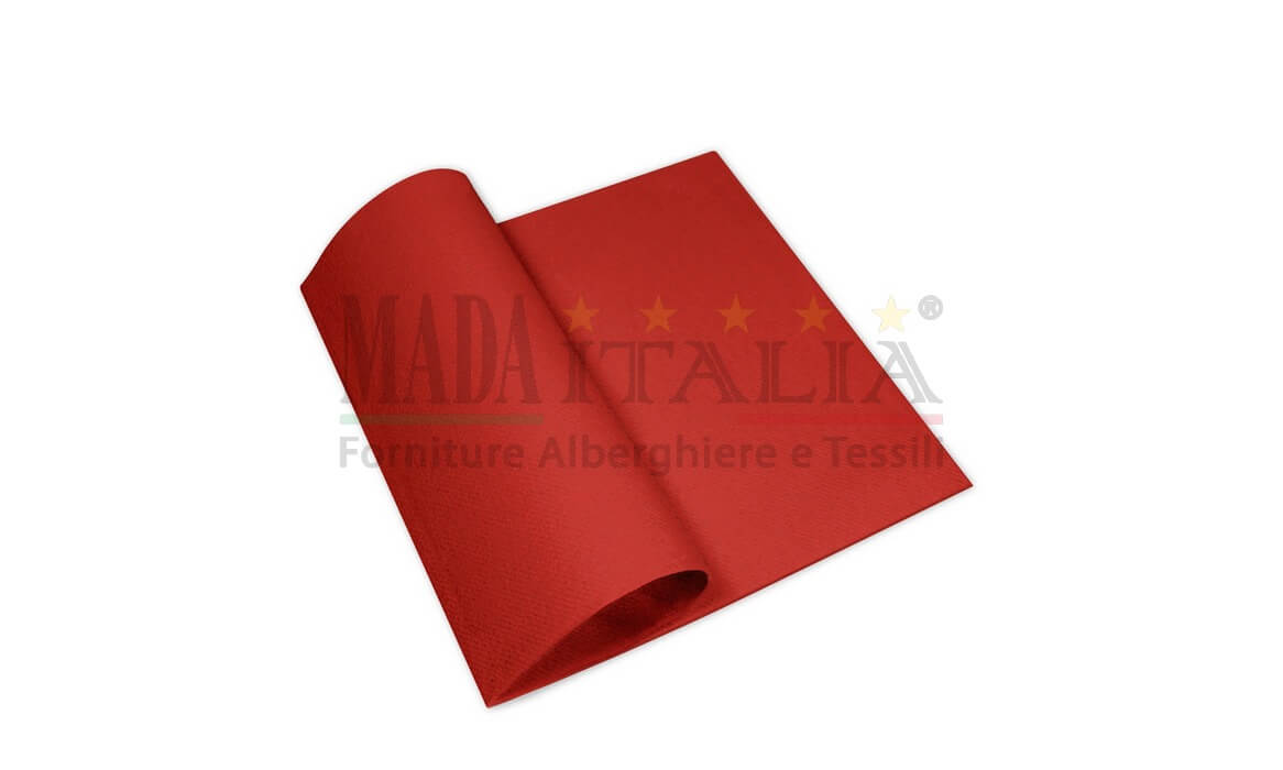 Vendita Tovaglioli Monouso Airlaid Plus Tinta Unita 40x40 Rosso Vendita Tovaglioli Monouso Airlaid Plus Tinta Unita 40x40 Rosso
