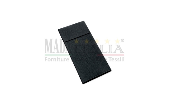 Vendita Tovaglioli Monouso Tasca Porta Posate Airlaid Nero