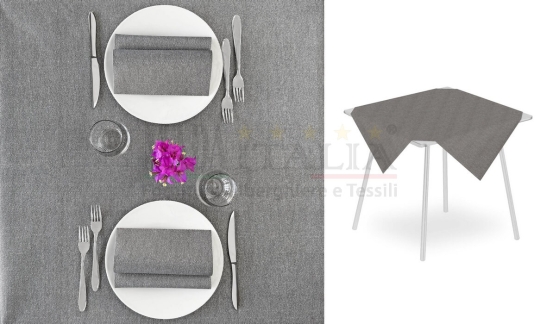 Vendita Tovaglia Coprimacchia Monouso Airlaid Plus Tea 100x100 Grigio