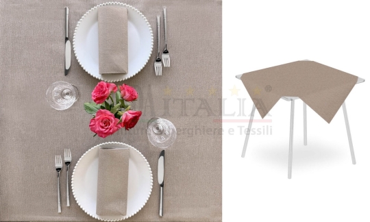 Vendita Tovaglia Coprimacchia Monouso Airlaid Plus Tea 100x100 Terra