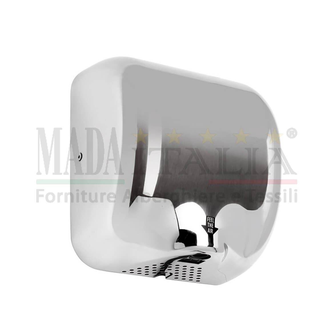 Vendita Asciugamani Elettrico Fotocellula Acciaio Inox Bagno Hotel Albergo Copertina