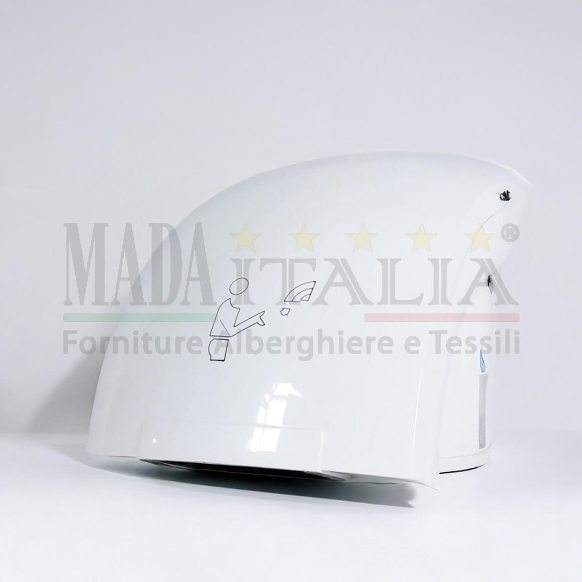 Vendita Asciugamani Elettrico ABS Bianco Bagno Hotel Albergo Copertina