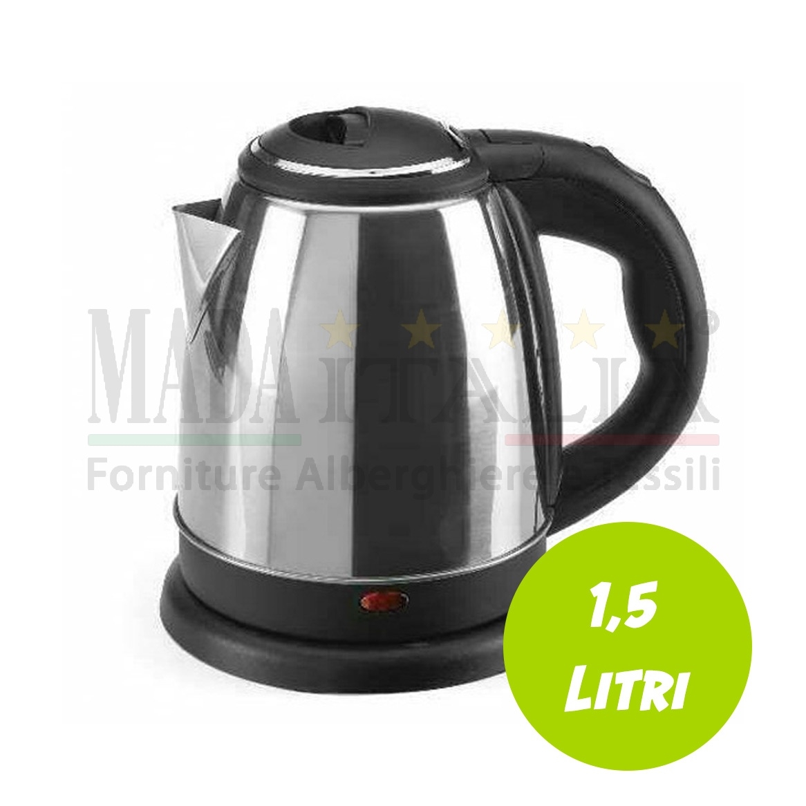 Vendita Bollitore Elettrico Acqua 1.5 Litri Camera Hotel Copertina