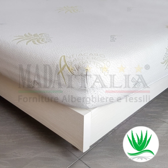 Vendita Coprimaterasso Antiacaro Aloe Vera Antistress Anallergico Copertina