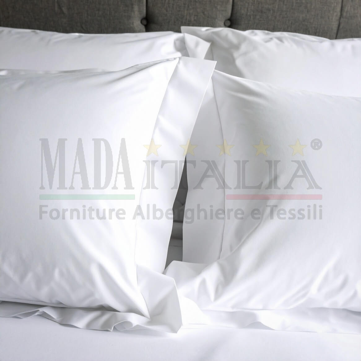 Vendita Federa Guanciale Cotone Percalle 3 Volani Copertina